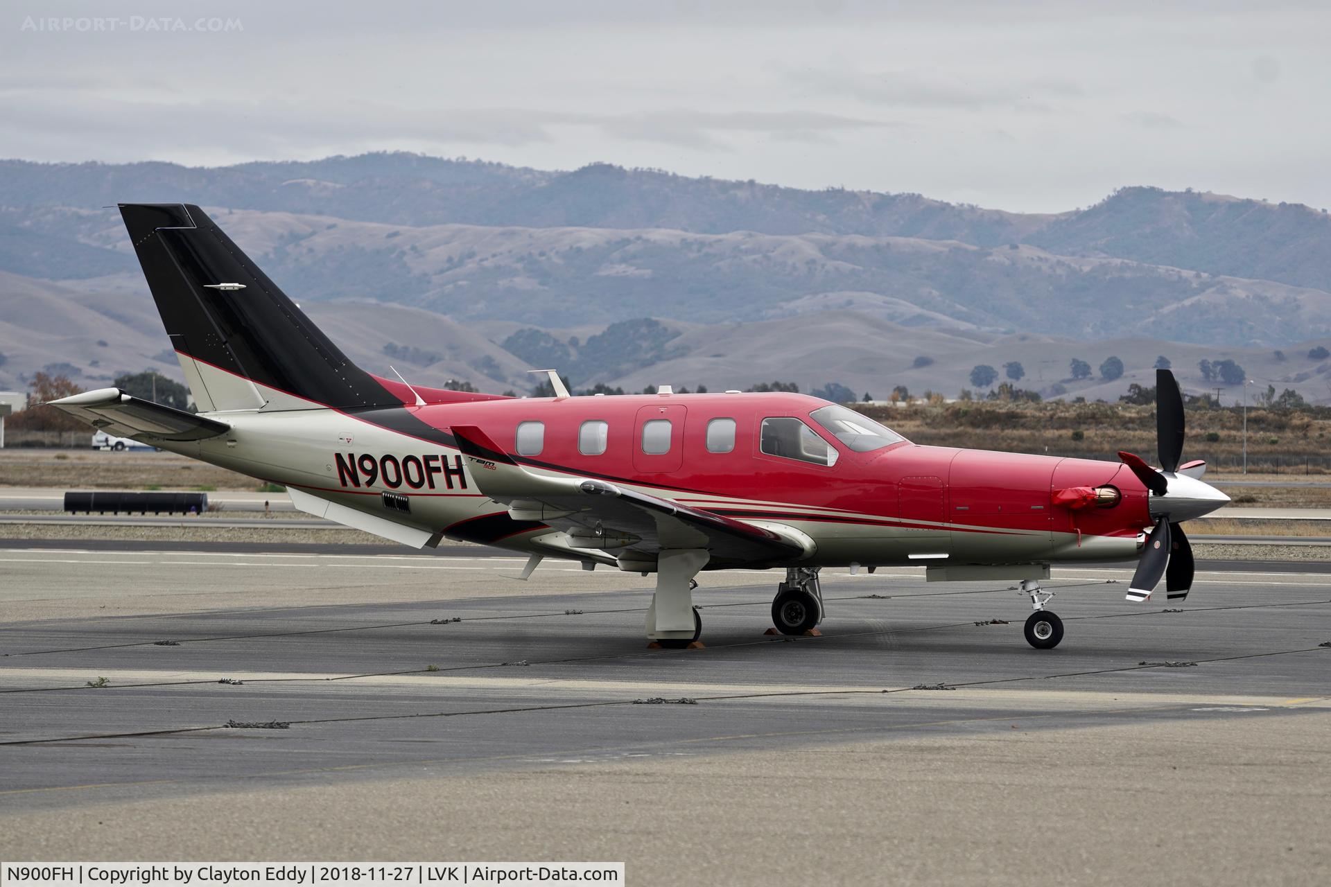 N900FH, 2016 Socata TBM-700 C/N 1106, Livermore Airport California 2018.