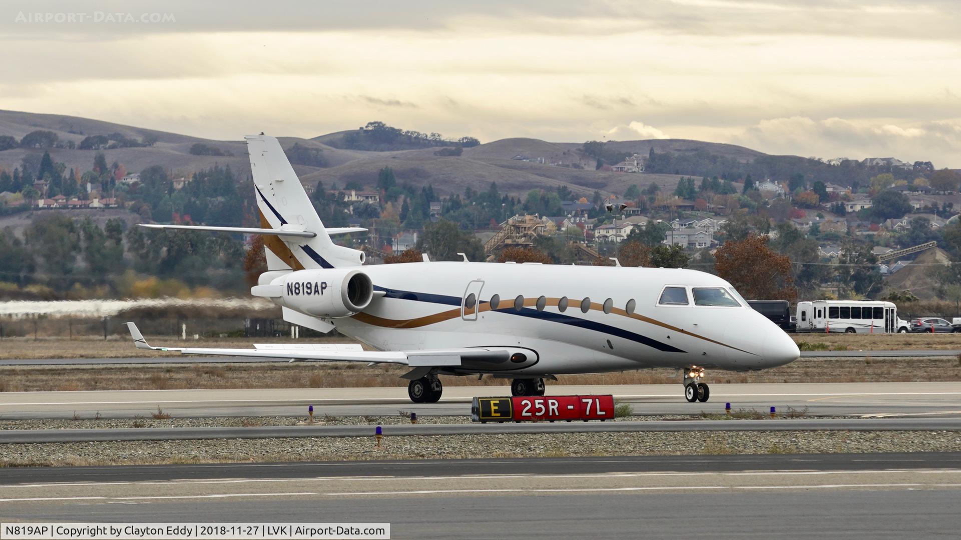 N819AP, 2008 Israel Aerospace Industries G200 C/N 191, Livermore Airport California 2018.