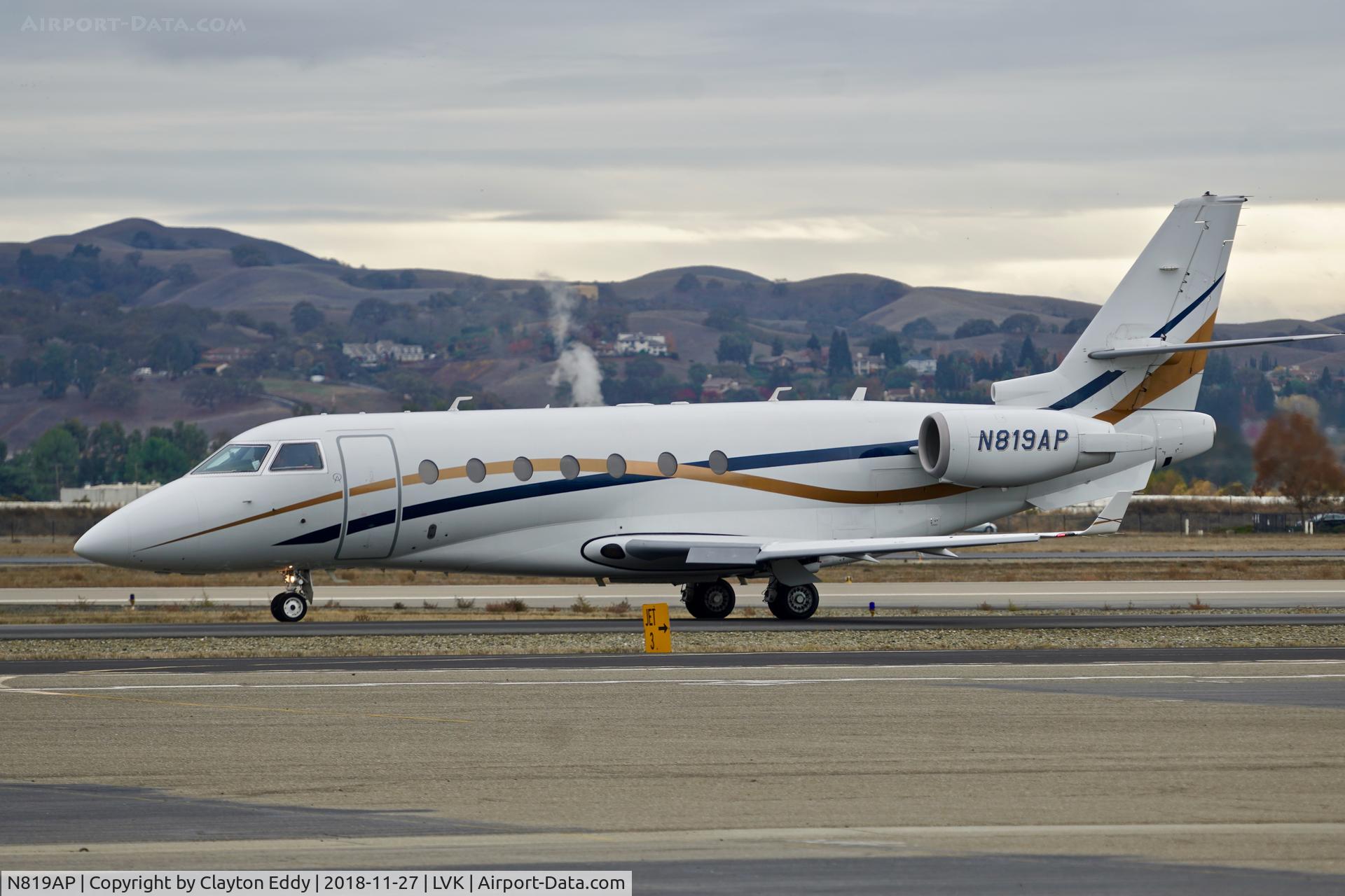 N819AP, 2008 Israel Aerospace Industries G200 C/N 191, Livermore Airport California 2018.