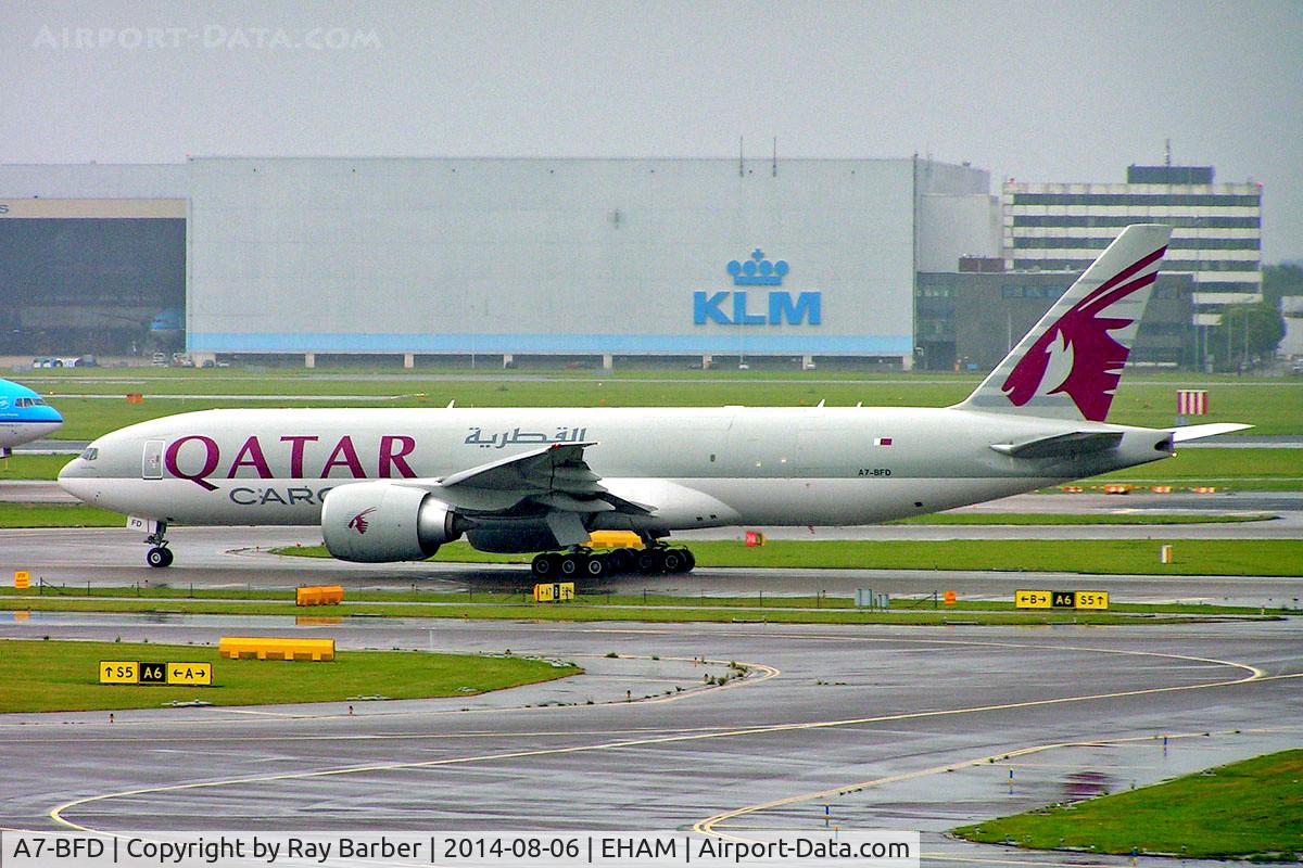 A7-BFD, 2012 Boeing 777-FDZ C/N 41427, A7-BFD   Boeing 777-FDZ [41427] (Qatar Cargo) Amsterdam-Schiphol~PH 06/08/2014