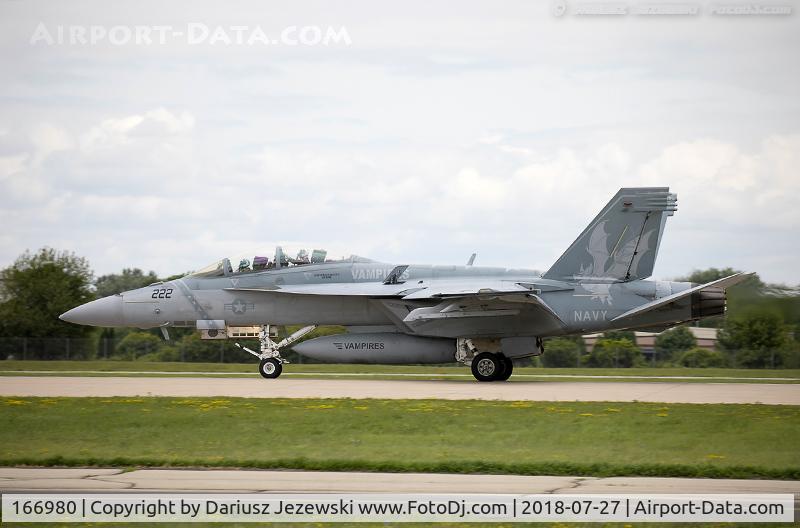 166980, Boeing F/A-18F Super Hornet C/N F255, F/A-18F Super Hornet 166980 XE-222 from VX-9 