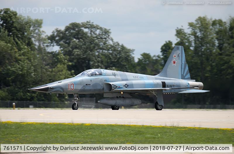 761571, Northrop F-5N Tiger II C/N L.1046, F-5N Tiger II 761571 AF-113 from VFC-111 