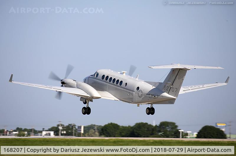 168207, 2009 Hawker Beechcraft UC-12W Huron C/N FM-31, UC-12W Huron 168207  from   MCAS Miramar, CA