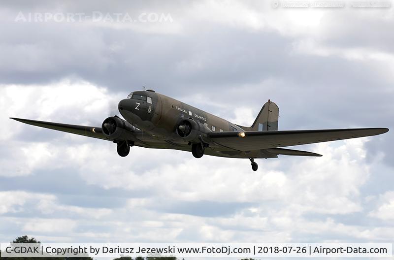 C-GDAK, 1939 Douglas DC-3-G202A C/N 2141, Douglas DC-3-G202A/C-47 Dakota 