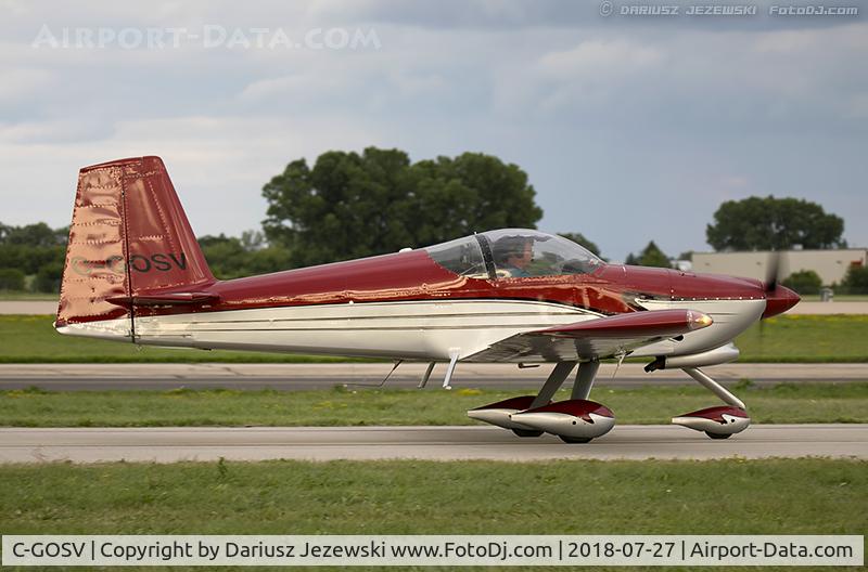 C-GOSV, 2006 Vans RV-7A C/N 72368, Vans RV-7A  C/N 72368, C-GOSV