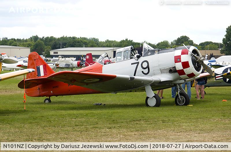 N101NZ, 1944 North American AT-6D Texan C/N 88-15611, North American AT-6D Texan  C/N 41-34050, N101NZ