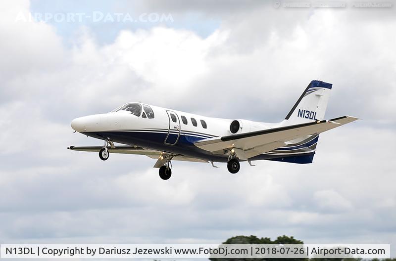 N13DL, 1978 Cessna 501 Citation I/SP C/N 501-0052, Cessna 501 Citation I/SP  C/N 501-0052, N13DL