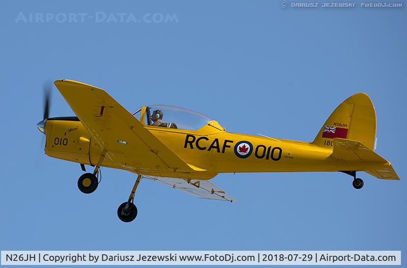 N26JH, 1953 De Havilland DHC-1 Chipmunk 22 C/N C1/0887, De Havilland Canada DHC-1 Chipmunk 22  C/N C1-0887, N26JH