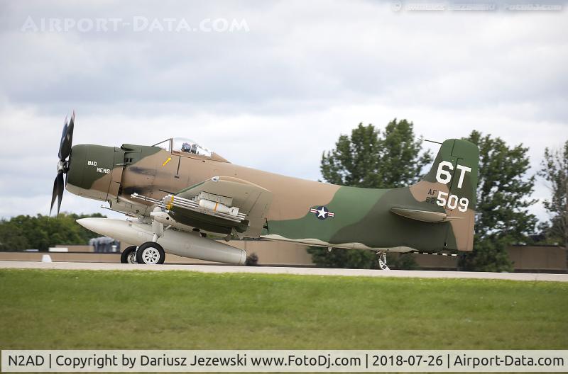 N2AD, 1947 Douglas AD-1 Skyraider C/N 09257/2085, Douglas AD-1 Skyraider 