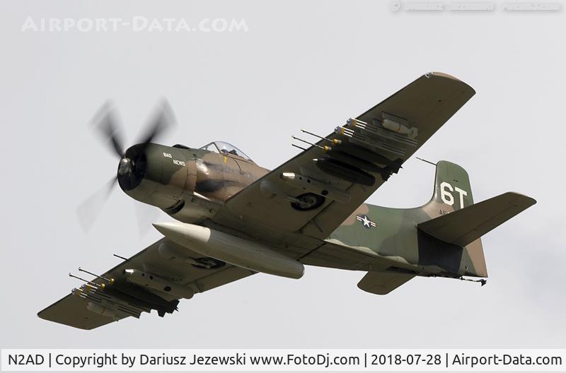 N2AD, 1947 Douglas AD-1 Skyraider C/N 09257/2085, Douglas AD-1 Skyraider 