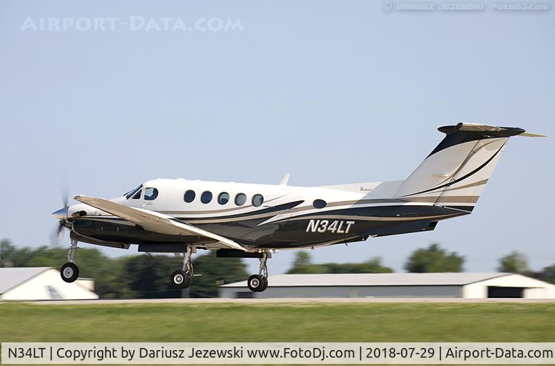 N34LT, 1992 Beech B200 King Air C/N BB-1437, Beech B200 King Air  C/N BB-1437, N34LT