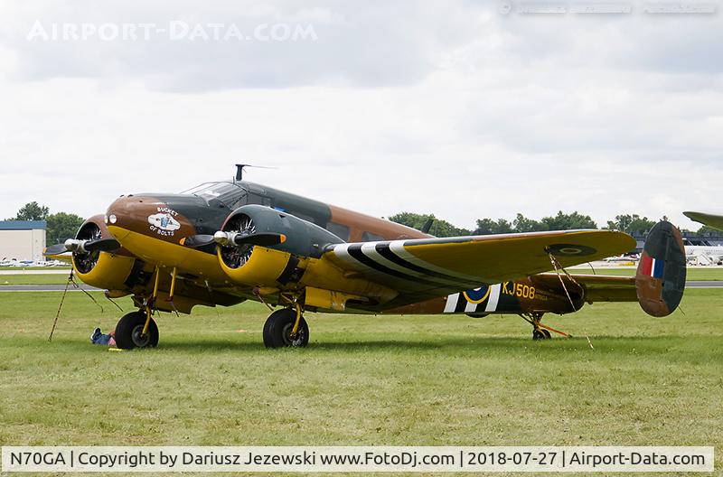 N70GA, 1946 Beech D18S C/N A-177, Beech D18S 