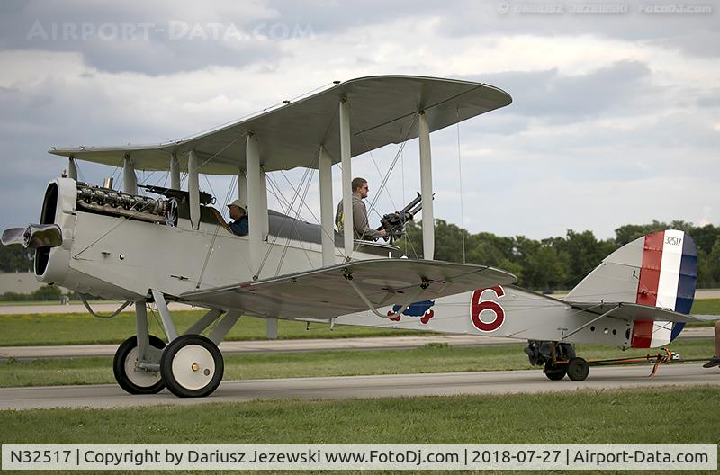 N32517, 1917 Airco/de Havilland DH-4 C/N 12459, Dayton-Wright DH.4 Liberty  C/N 12459, N32517
