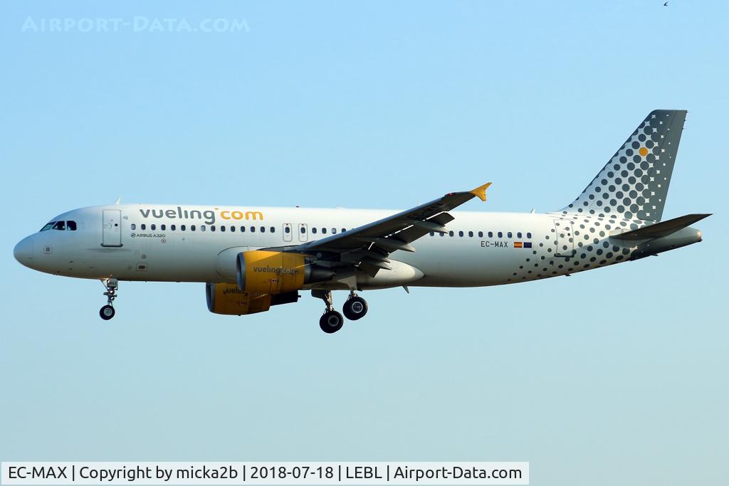 EC-MAX, 2010 Airbus A320-214 C/N 4478, Landing
