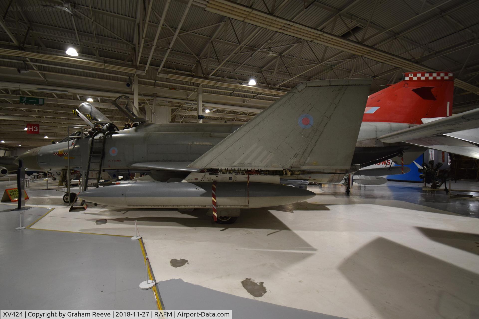 XV424, 1969 McDonnell Douglas Phantom FGR2 C/N 3084, On display at the RAF Museum, Hendon.