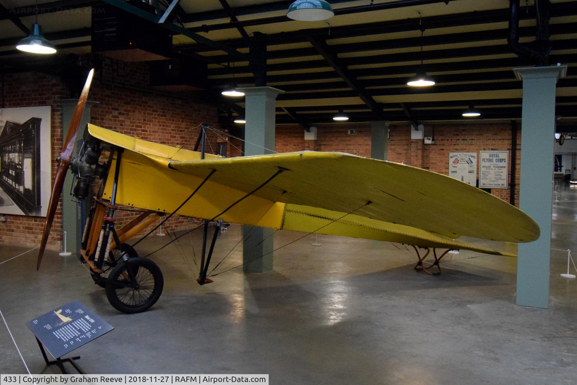 433, Bleriot XXVII C/N Not found 433, On display at the RAF Museum, Hendon.