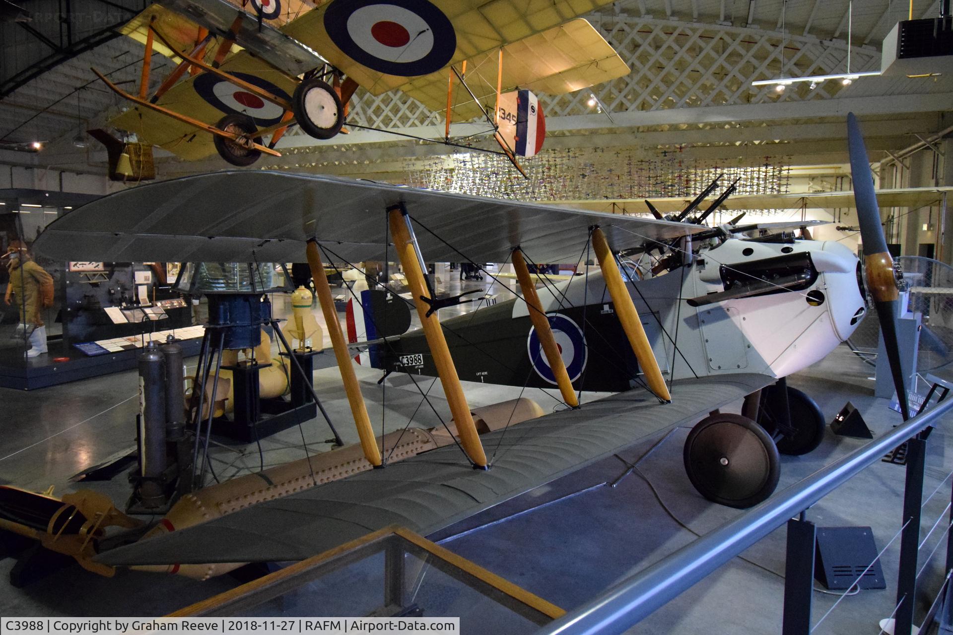 C3988, Sopwith 5F.1 Dolphin Replica C/N C3988, On display at the RAF Museum, Hendon.