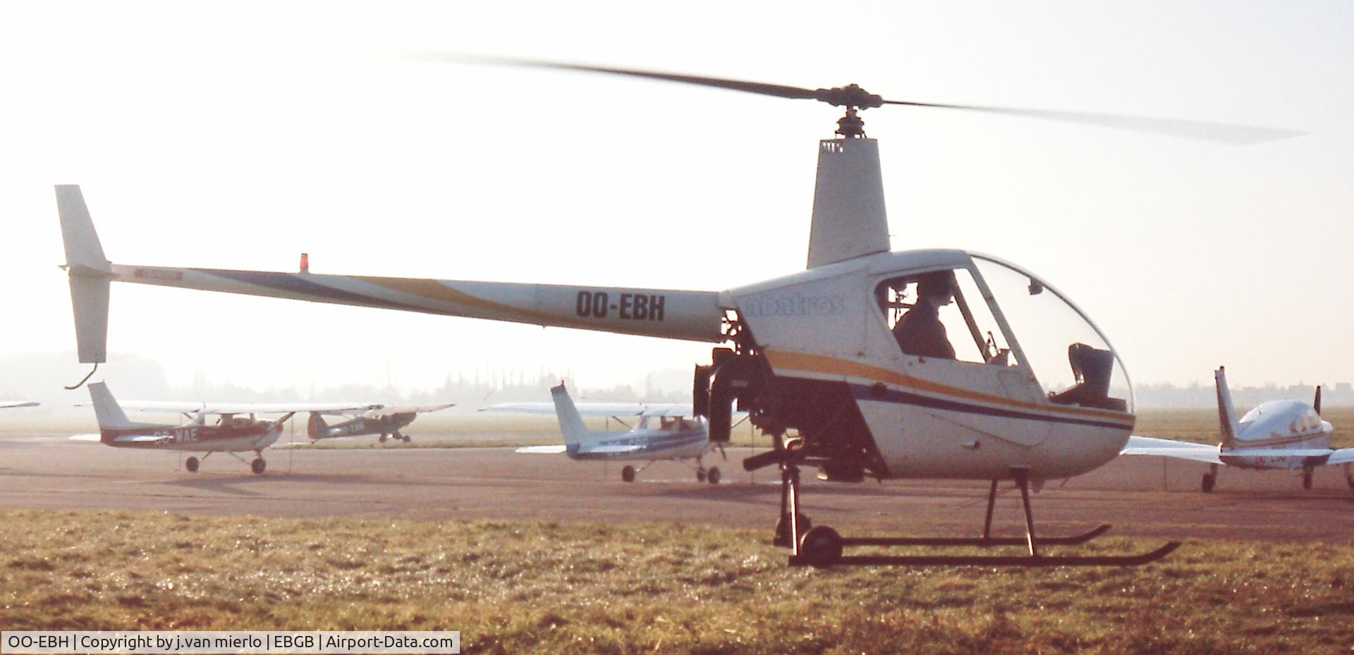 OO-EBH, 1980 Robinson R22 C/N 0064, Grimbergen, Belgium