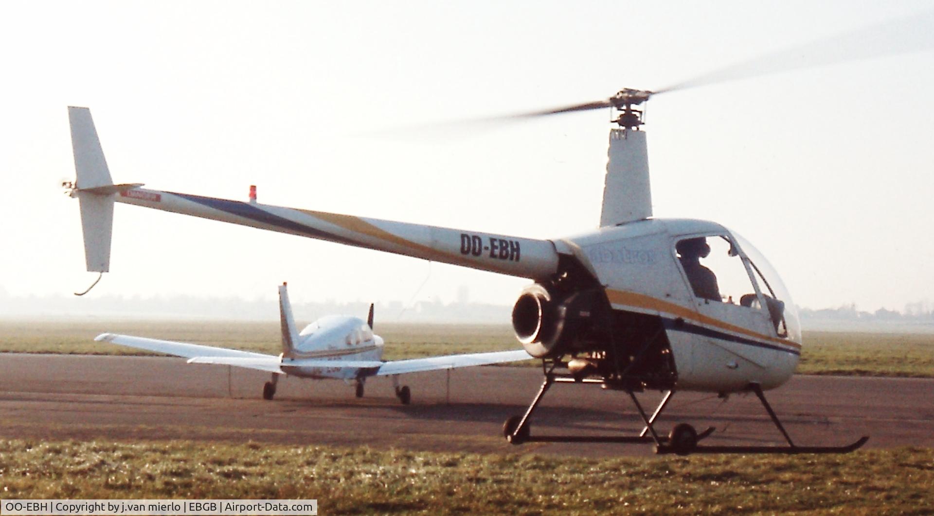 OO-EBH, 1980 Robinson R22 C/N 0064, Grimbergen, Belgium