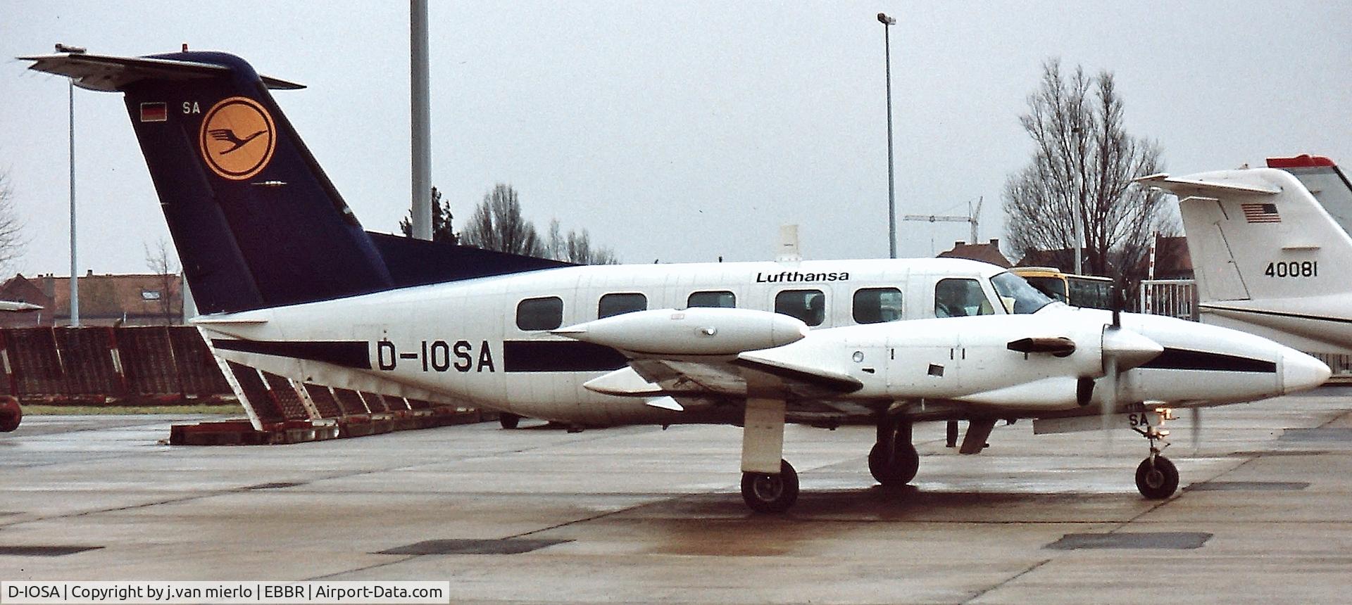 D-IOSA, 1987 Piper PA-42-720 Cheyenne IIIA C/N 42-5501041, G.A.T. Brussels