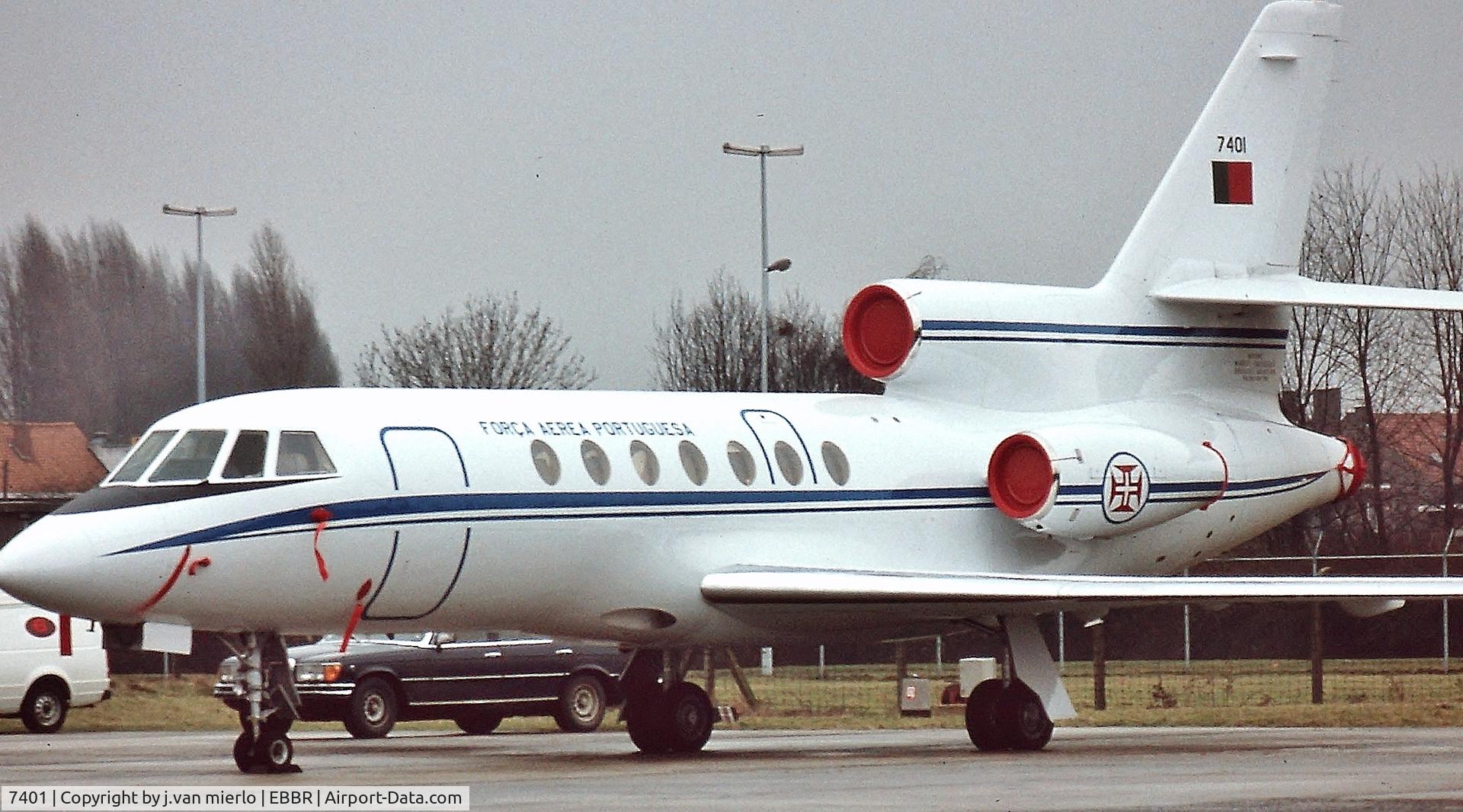 7401, 1988 Dassault Falcon 50 C/N 195, NATO meeting regular visitor Brussels G.A.T.