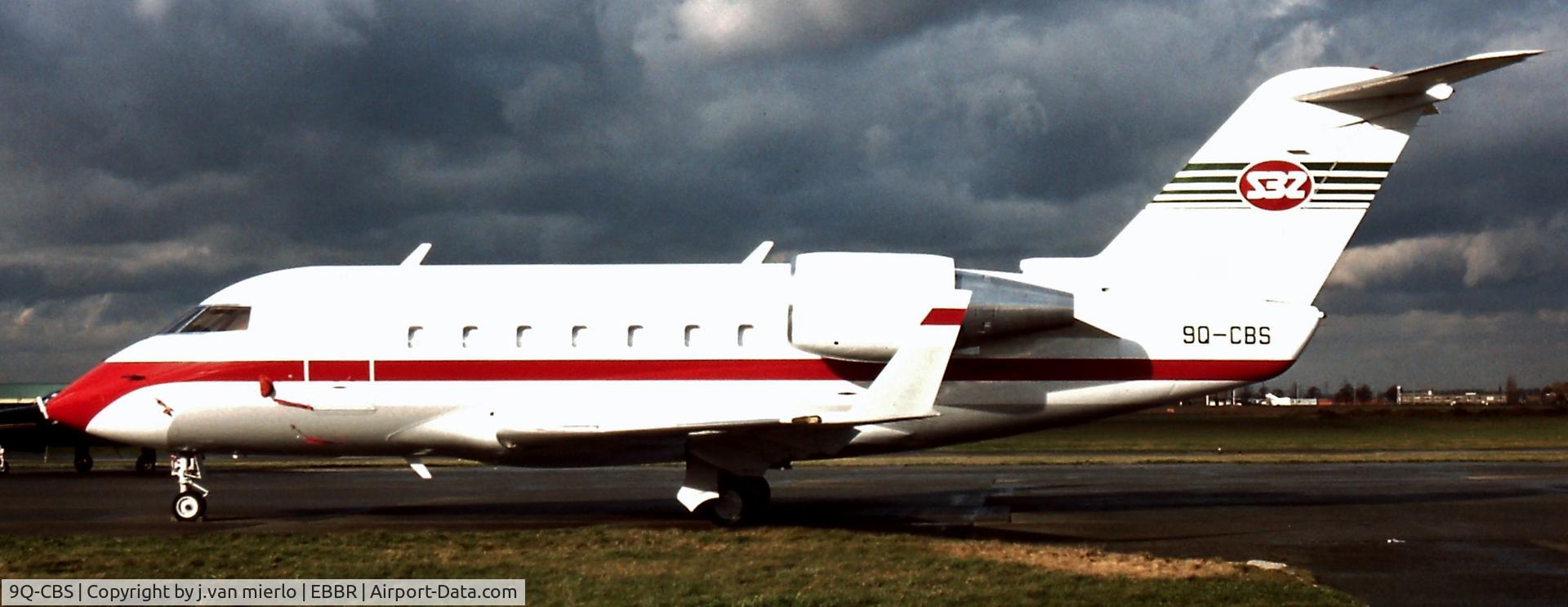 9Q-CBS, 1988 Canadair Challenger 601-3A (CL-600-2B16) C/N 5018, Brussels, G.A.T.