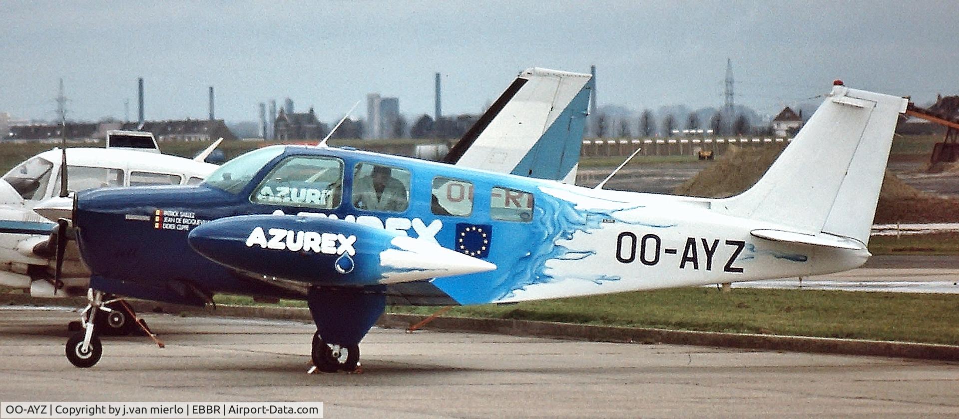 OO-AYZ, 1973 Beechcraft A36 Bonanza C/N E-454, Brussels ABELAG