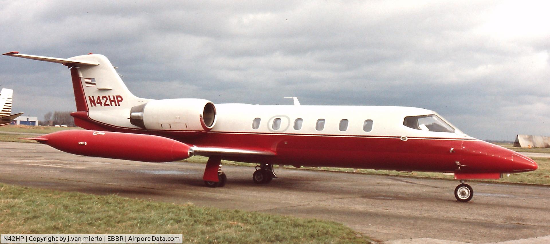 N42HP, 1983 Learjet 35A C/N 35A-507, Brussels, G.A.T.
