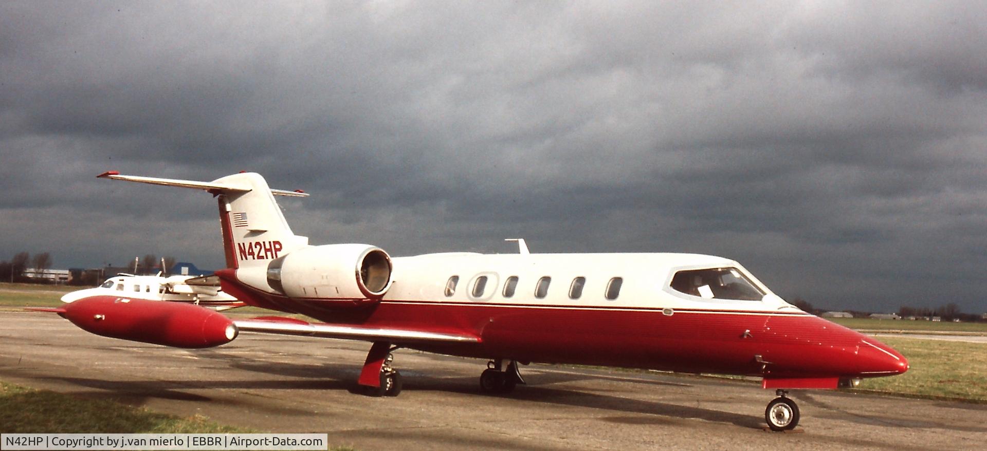 N42HP, 1983 Learjet 35A C/N 35A-507, Brussels, G.A.T. 90s