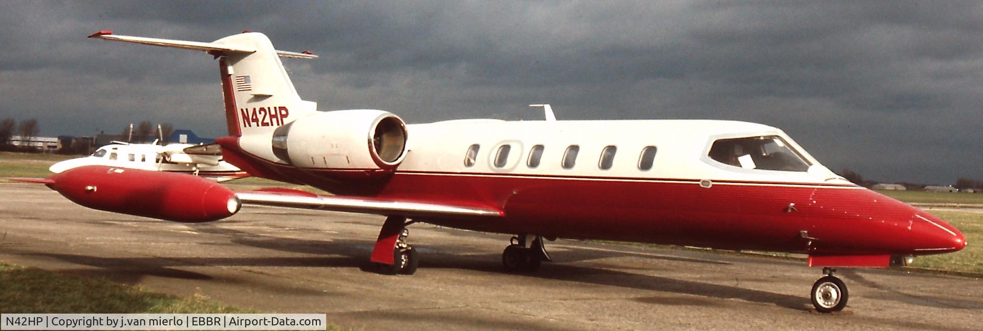 N42HP, 1983 Learjet 35A C/N 35A-507, Brussels, G.A.T. 90s