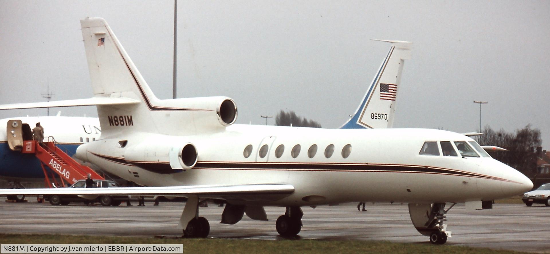 N881M, 1982 Dassault Falcon 50 C/N 83, Brussels G.A.T.