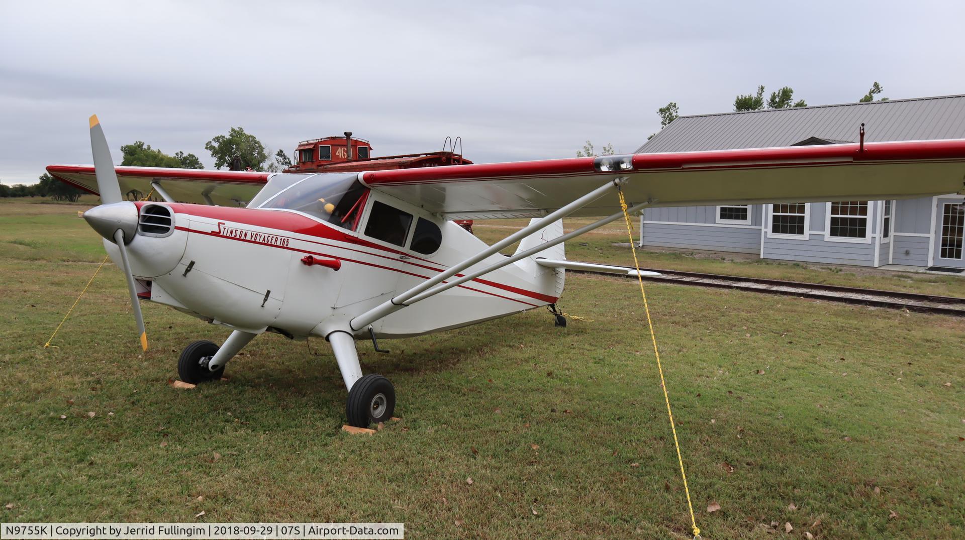 N9755K, 1947 Stinson 108-2 Voyager C/N 108-2755, Stinson Summit 2018 in Beaumont, KS
