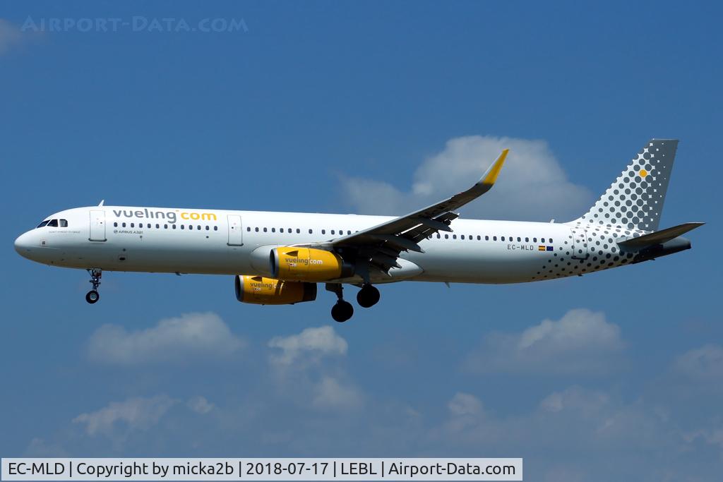 EC-MLD, 2016 Airbus A321-231 C/N 7105, Landing