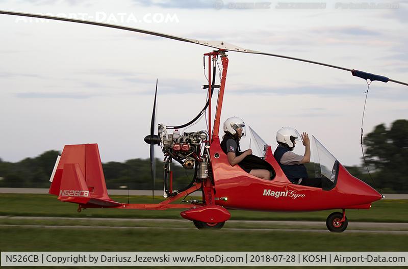 N526CB, Magni Gyro M-16 Tandem Trainer C/N 16-17-0464, Magni M-16 Tandem Trainer  C/N 16170464, N526CB