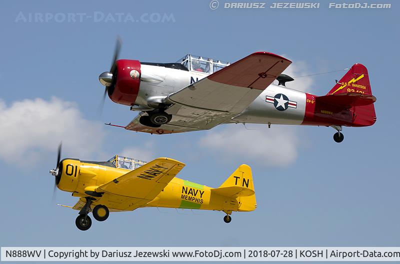 N888WV, 1951 North American T-6G Texan C/N 168-525, Super Petrel LS  C/N S0360 , N819SP