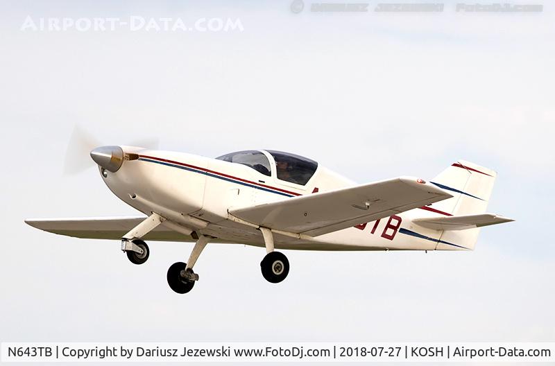 N643TB, 1988 Stoddard-Hamilton Glasair SHA C/N 643, Glasair SHA  C/N 643, N643TB