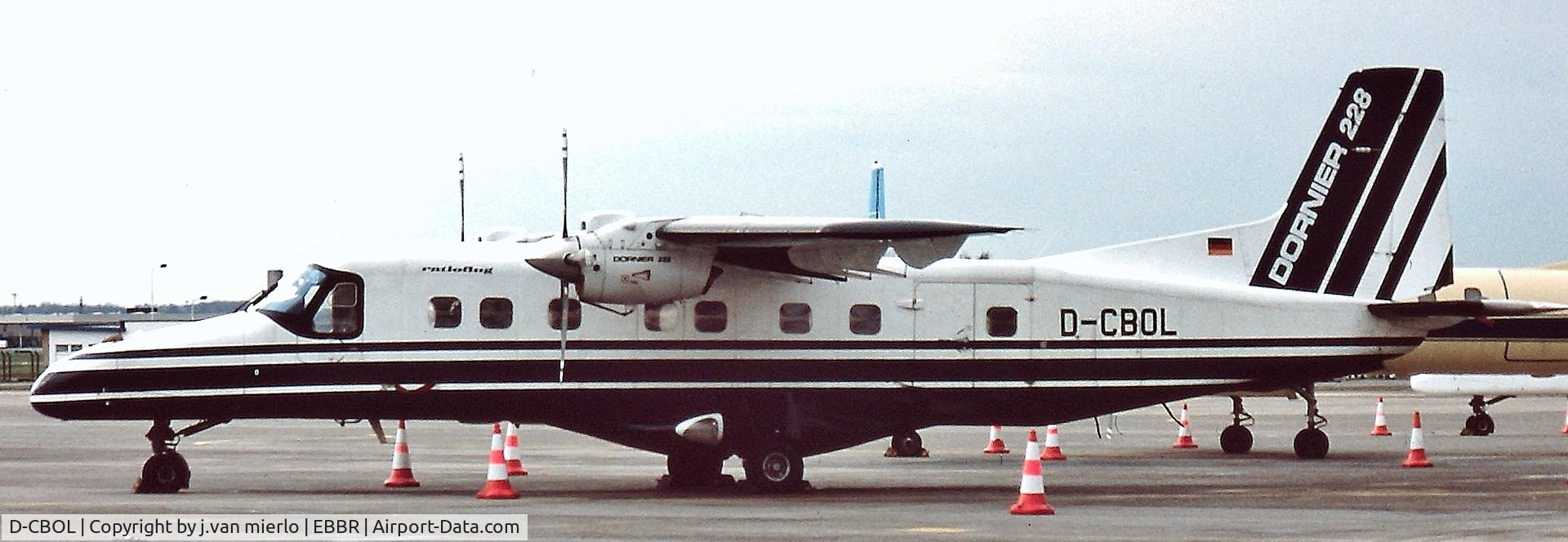 D-CBOL, 1986 Dornier 228-202K C/N 8065, Brussels, G.A.T. '90s