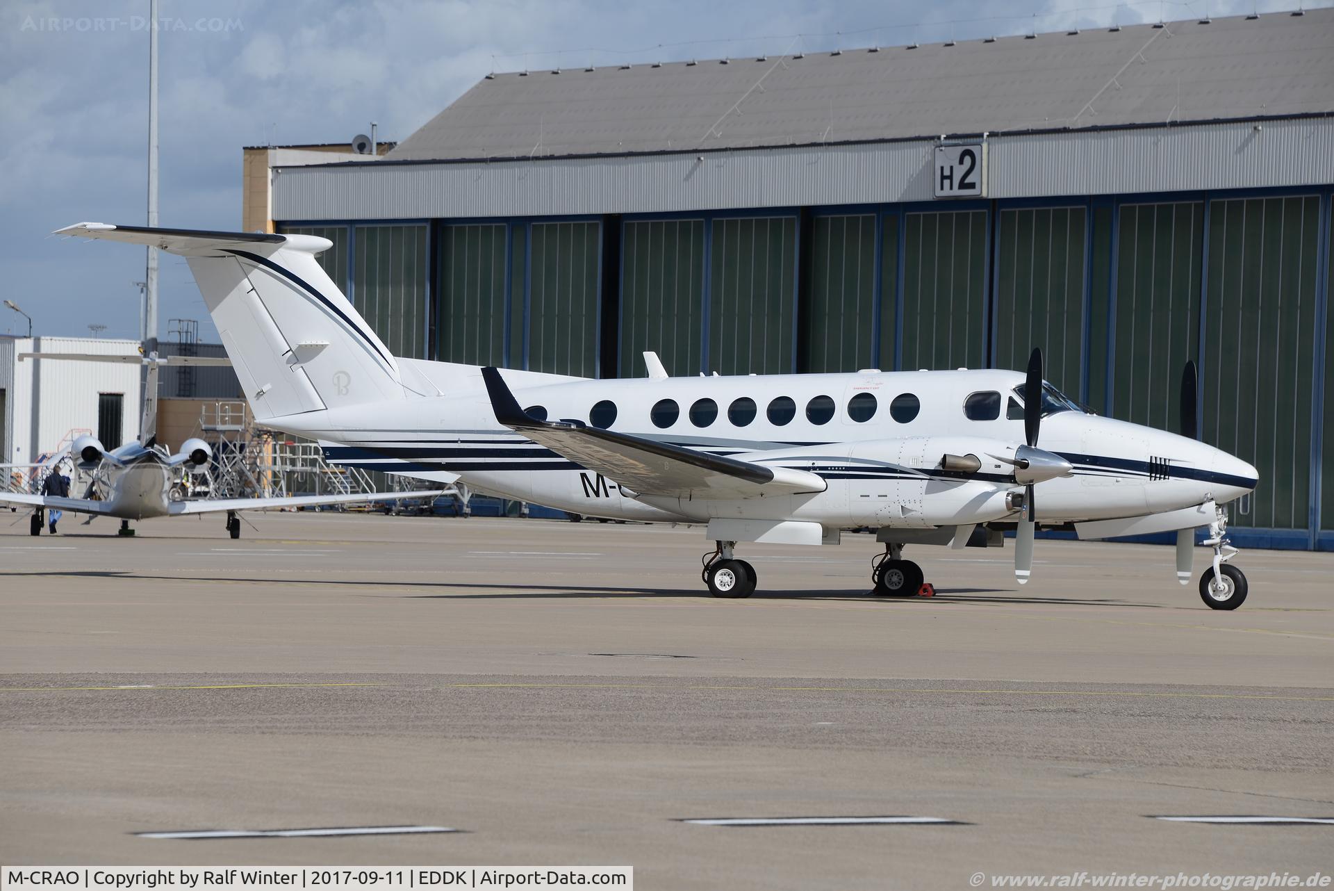 M-CRAO, 2007 Raytheon Aircraft Company B300 C/N FL-515, Raytheon B300 King Air 350 - Dr August Oetker AG - FL-515 - M-CRAO - 11.09.2017 - CGN