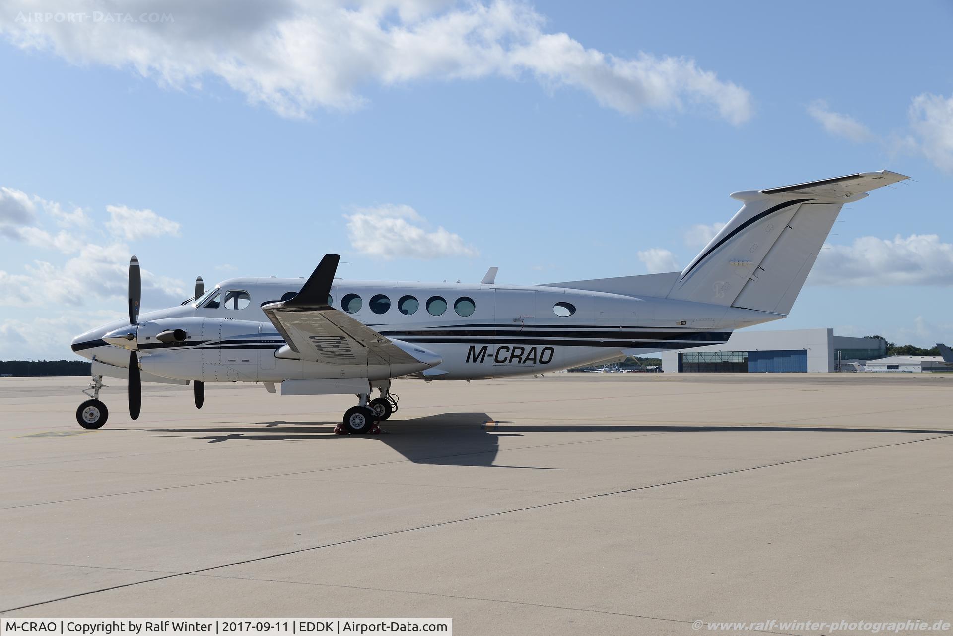 M-CRAO, 2007 Raytheon Aircraft Company B300 C/N FL-515, Raytheon B300 King Air 350 - Dr August Oetker AG - FL-515 - M-CRAO - 11.09.2017 - CGN