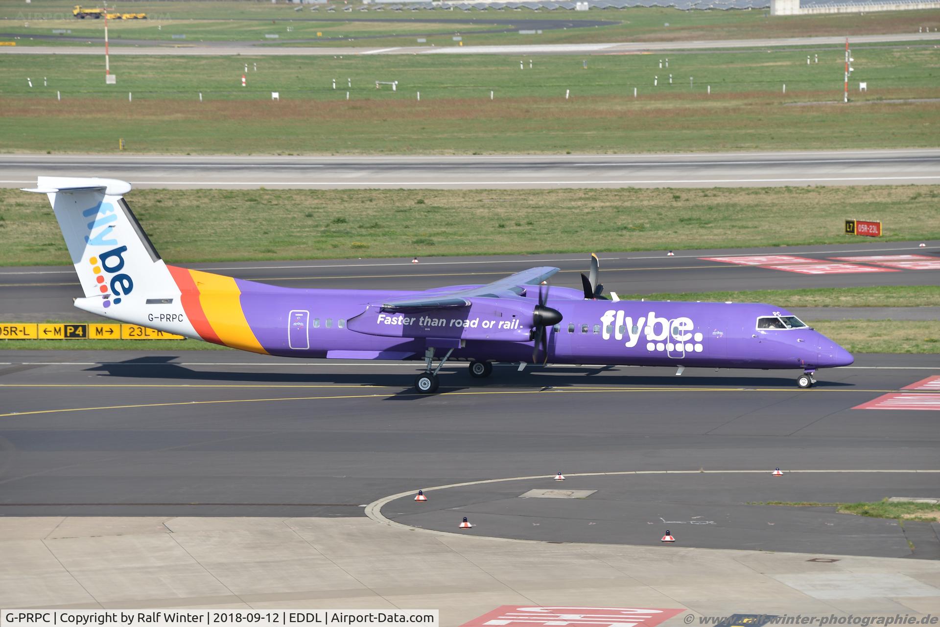 G-PRPC, 2010 Bombardier DHC-8-402 Dash 8 C/N 4338, De Havilland Canada - DHC-8-402 Dash 8 - BE BEE Flybe - 4338 - G-PRPC - 12.09.2018 - DUS