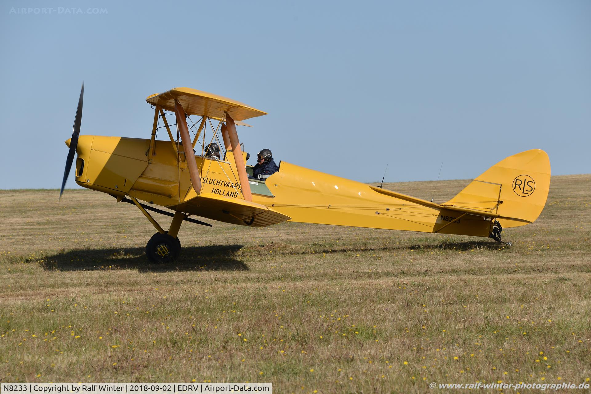 N8233, 1944 De Havilland DH-82A Tiger Moth II C/N 85959, De Havilland DH-82A Tiger Moth - Wings over Holland - 85959 - N8233 - 02.09.2018 - EDRV