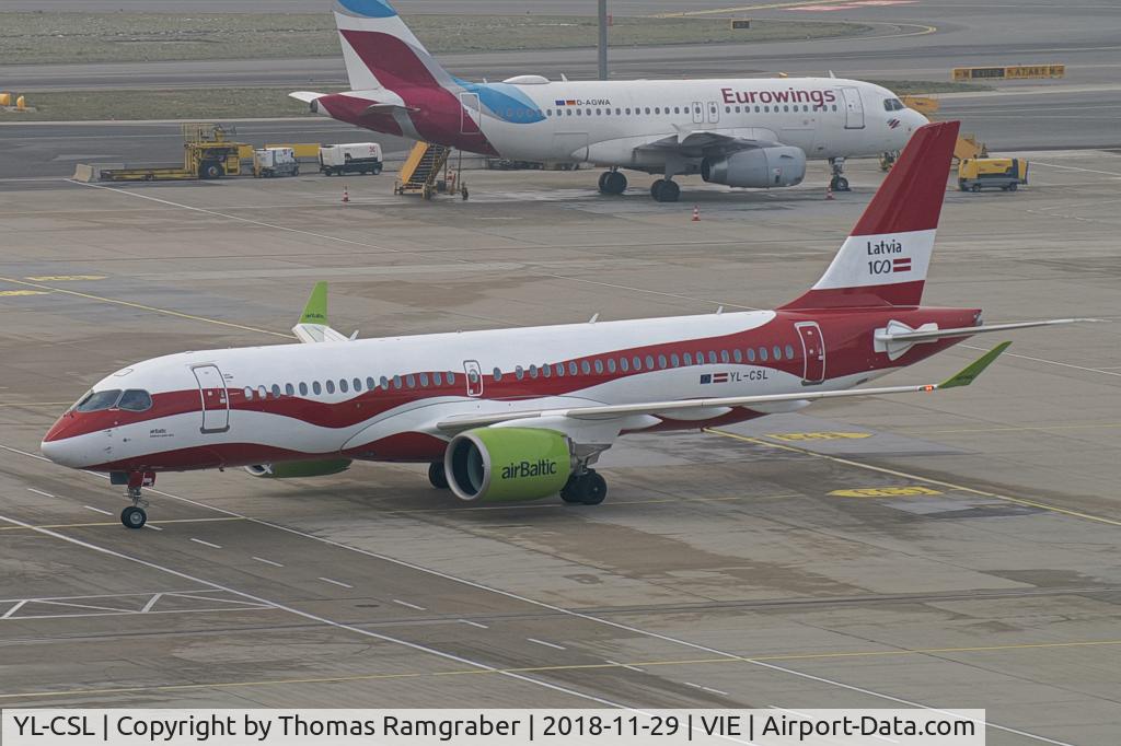 YL-CSL, 2018 Airbus A220-300 C/N 55041, Air Baltic Airbus A220-300