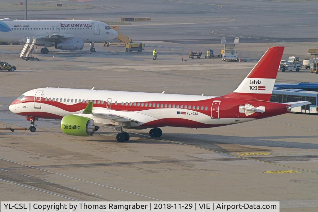 YL-CSL, 2018 Airbus A220-300 C/N 55041, Air Baltic Airbus A220-300