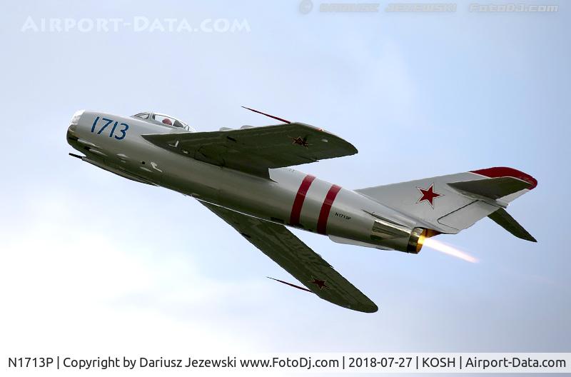 N1713P, 1960 PZL-Mielec Lim-5 (MiG-17F) C/N 1C1713, PZL Mielec Lim-5 (MiG-17F)  C/N 1C1713, N1713P