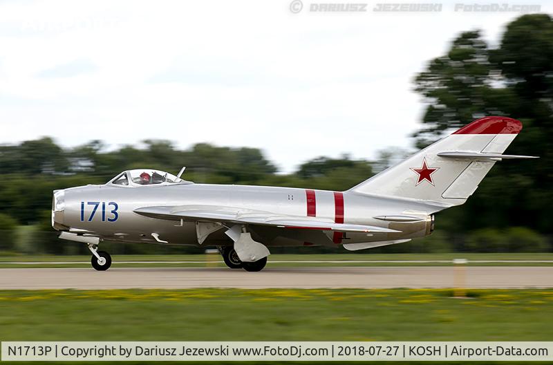 N1713P, 1960 PZL-Mielec Lim-5 (MiG-17F) C/N 1C1713, PZL Mielec Lim-5 (MiG-17F)  C/N 1C1713, N1713P