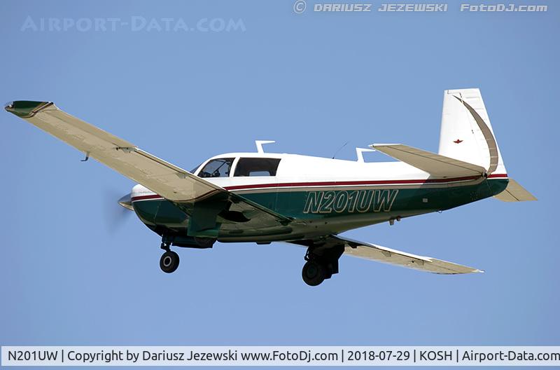 N201UW, 1977 Mooney M20J 201 C/N 24-0390, Mooney M20J 201  C/N 24-0390, N201UW