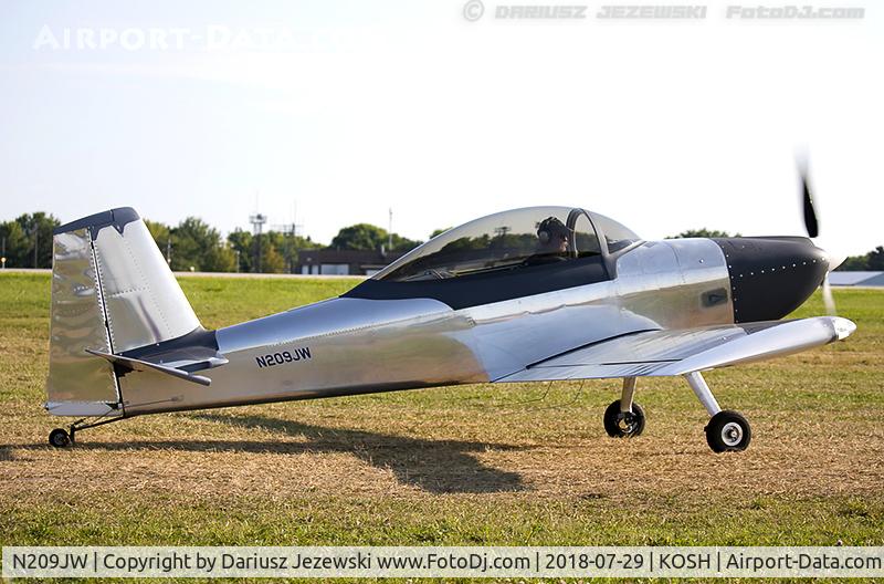 N209JW, 2018 Vans RV-8 C/N 83018, Vans RV-8  C/N 83018, N209JW