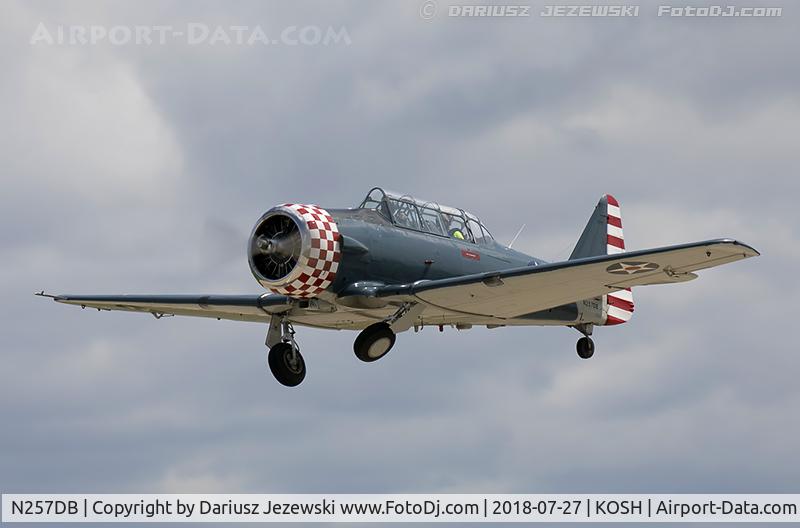 N257DB, 1952 North American T-6G Texan C/N 182-600, North American T-6G Texan  C/N 182-600, N257DB
