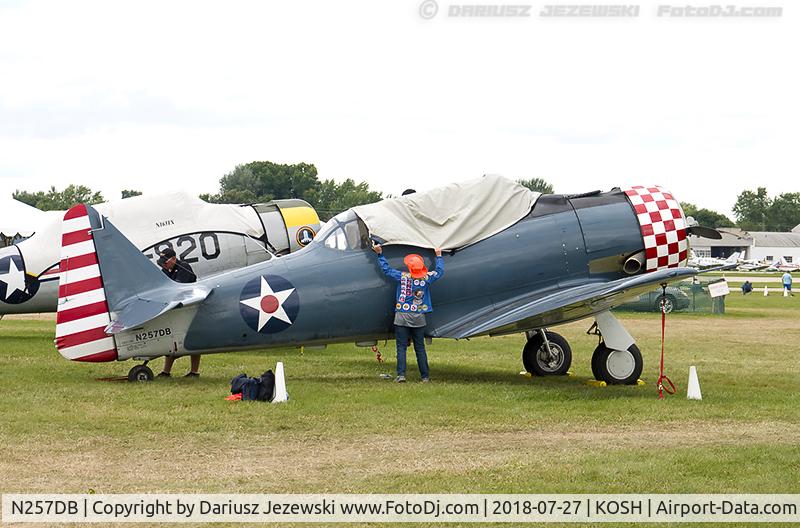 N257DB, 1952 North American T-6G Texan C/N 182-600, North American T-6G Texan  C/N 182-600, N257DB