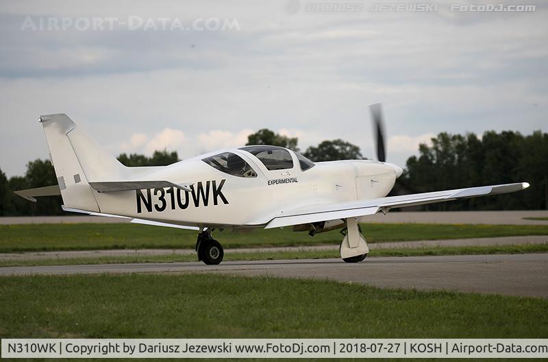 N310WK, 2016 Stoddard-Hamilton Glasair I RG C/N 791, Glasair I RG  C/N 791, N310WK